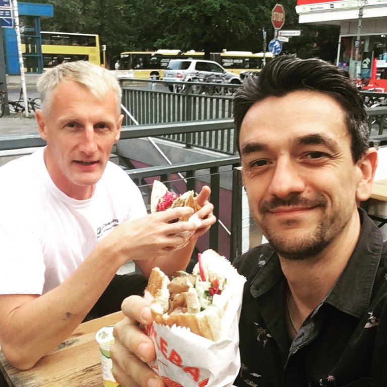 Always a pleasure to enjoy a Döner at the U-Bahn station!