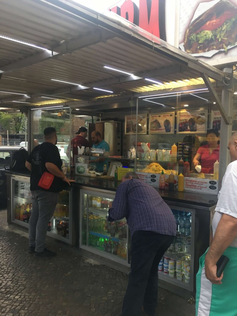 Business at the subway station