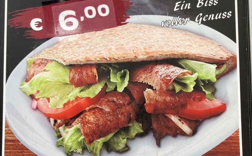 Dönerpreis: 6,00€ – Mai 2024 – Ceylan Kebab House, Nollendorfplatz